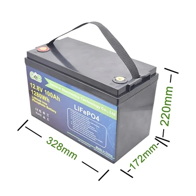Baterai Penyimpanan Energi Daya 12.8V 100Ah Untuk Baterai Lithium Iron Phosph...
